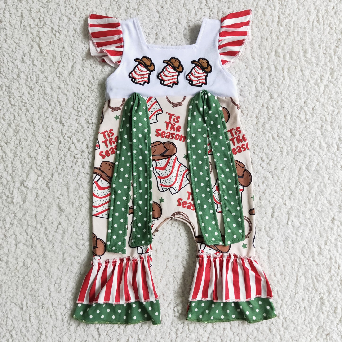 Girls Christmas romper SR0100