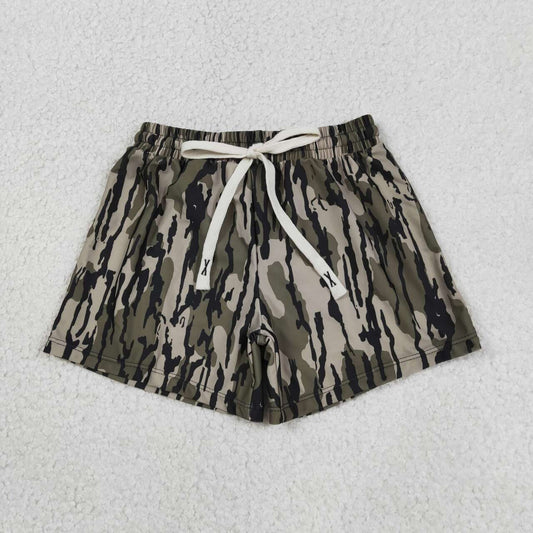 S0194 Toddler Boys Hunting Camo Swim Trunks