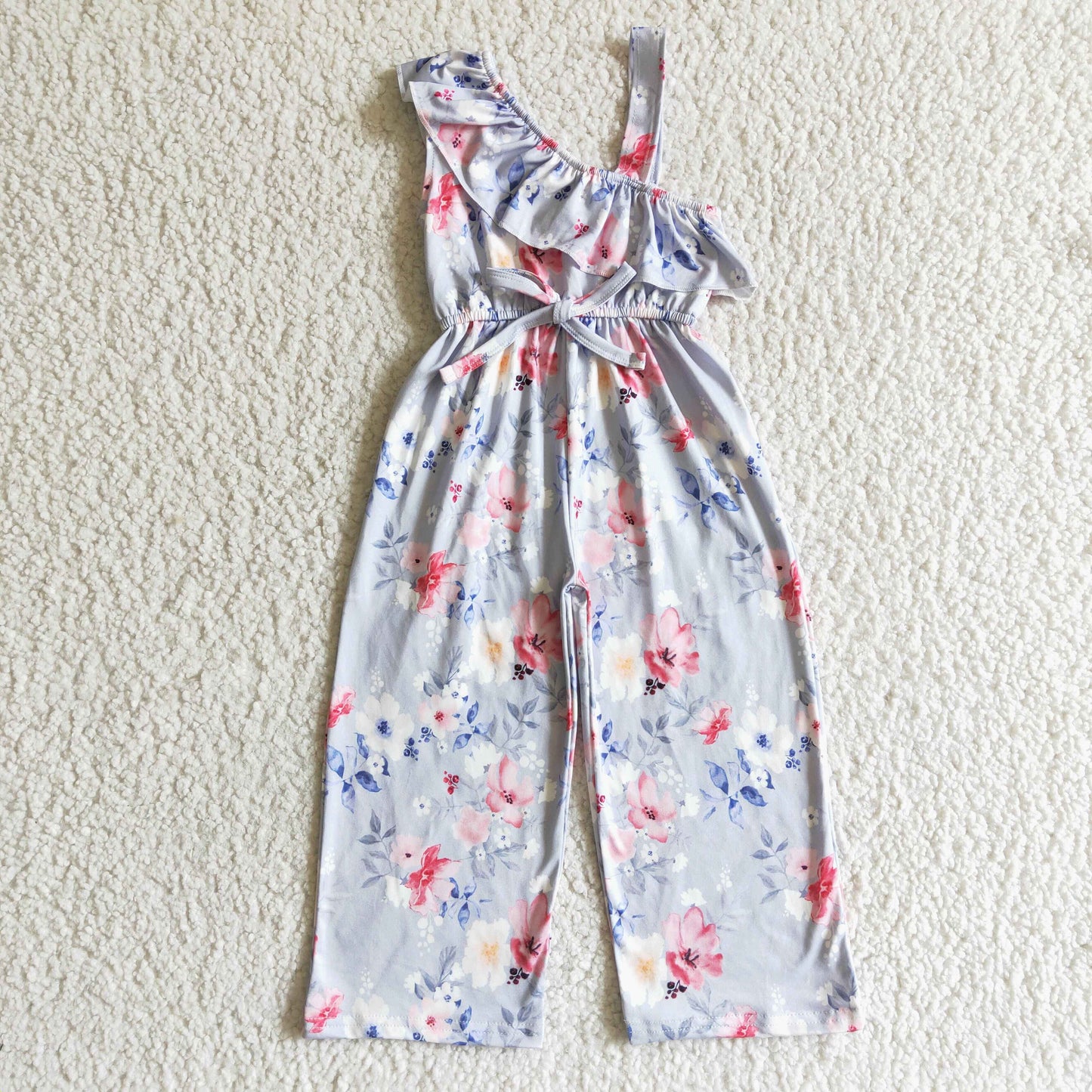 Sleeveless ruffles jumpsuits SR0008