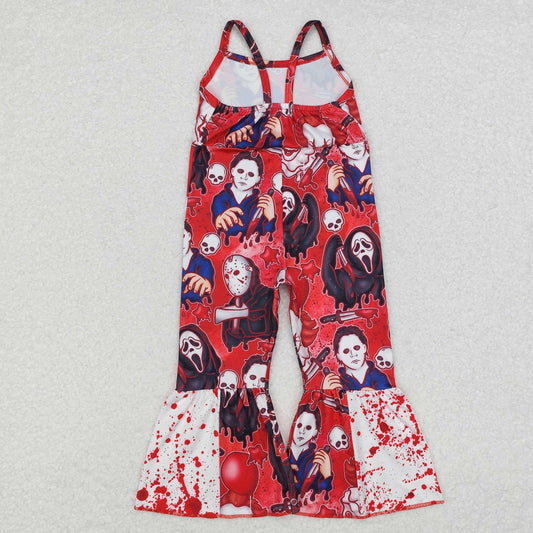 SR1965 Film Characters Baby Girls Halloween Strap Romper