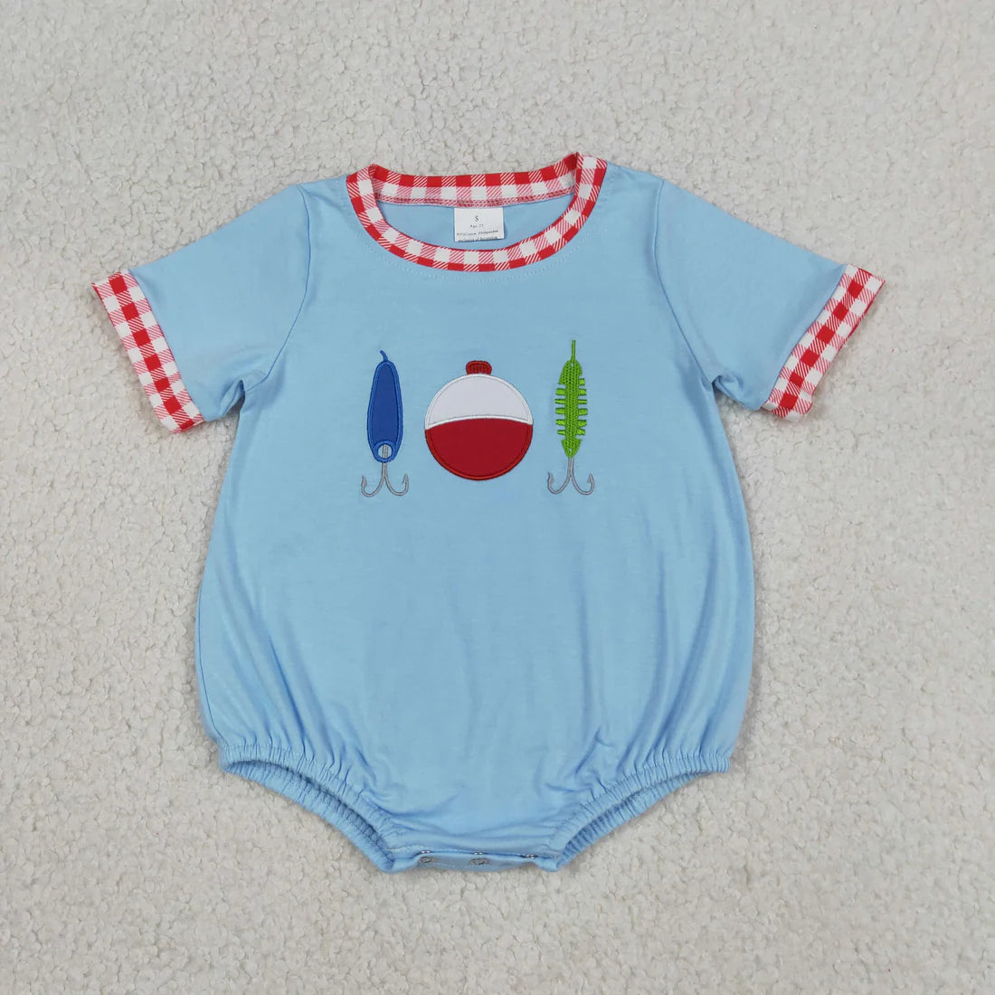 USA Shop Sibling Baby Boys Embroidery Rompers