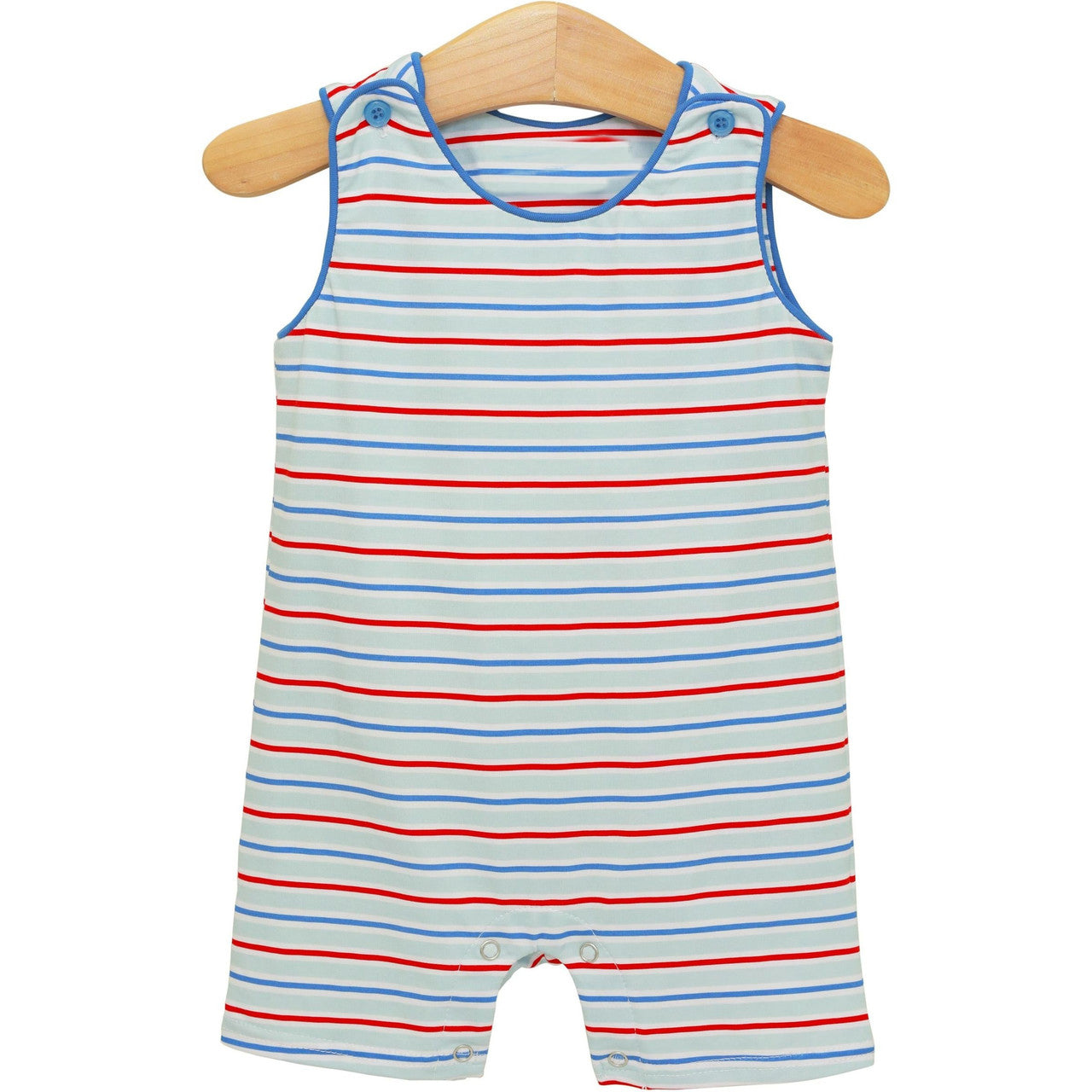 3.23 SR4148 Baby Boys Striped Sleeveless Romper Preorder