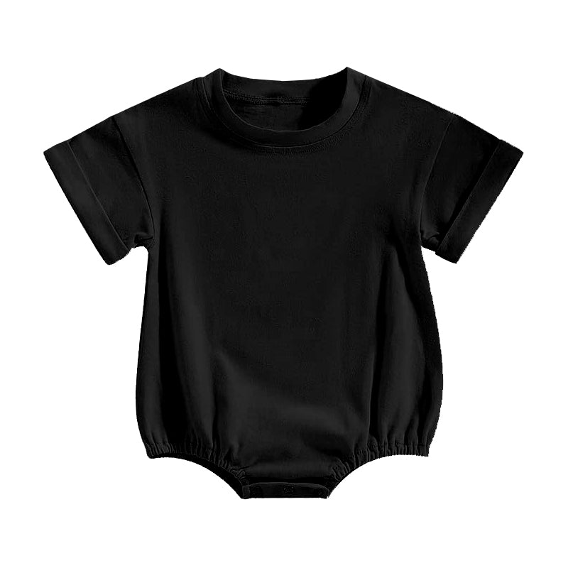 4.22 SR4229 Black Cotton Baby Summer Romper