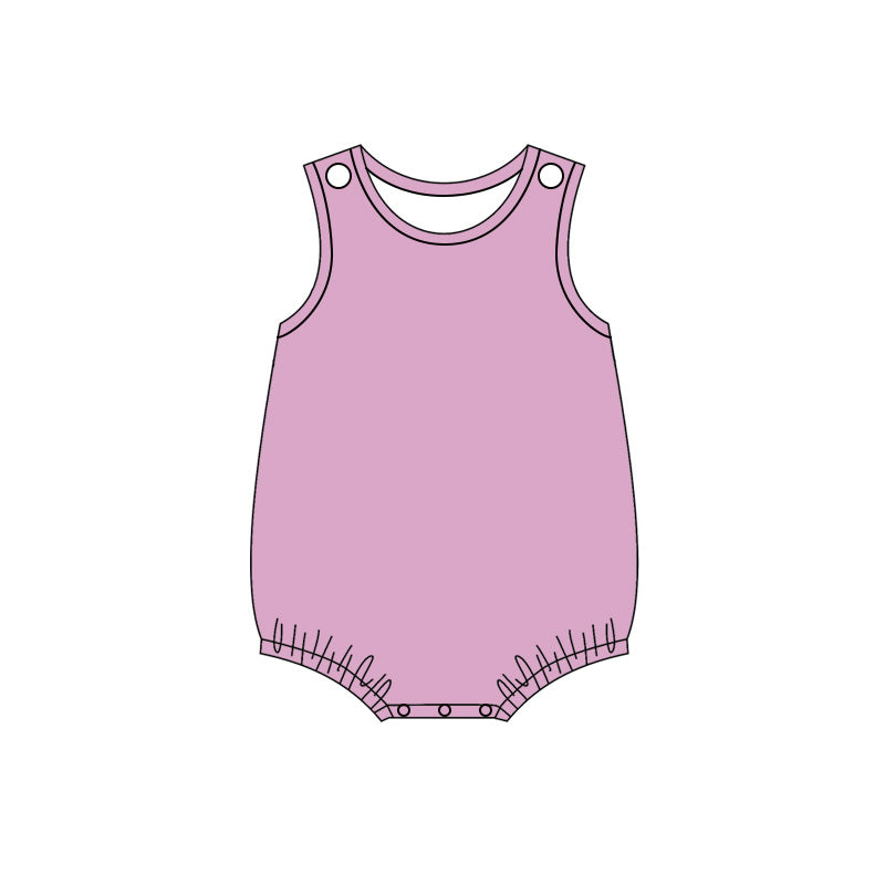 5.6 Baby Boys Lavender Sleeveless Bubble Romper Preorder