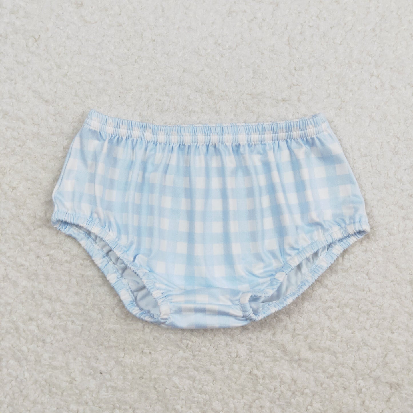 3.26 SS0352 Baby Boys Blue Gingham Bummie Preorder