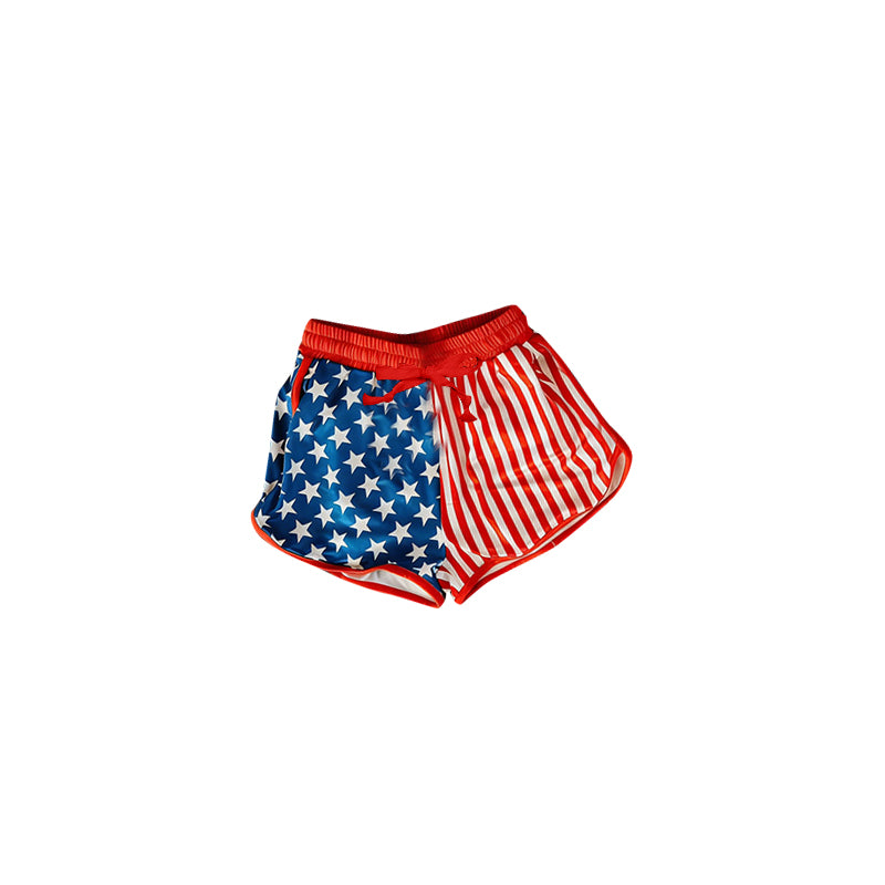 3.20 SS0868 Preorder Stars Stripes Print Boys 4th of July Bottom Shorts