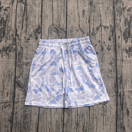 SS0886 Baby Boys Blue Camo Bottom Shorts