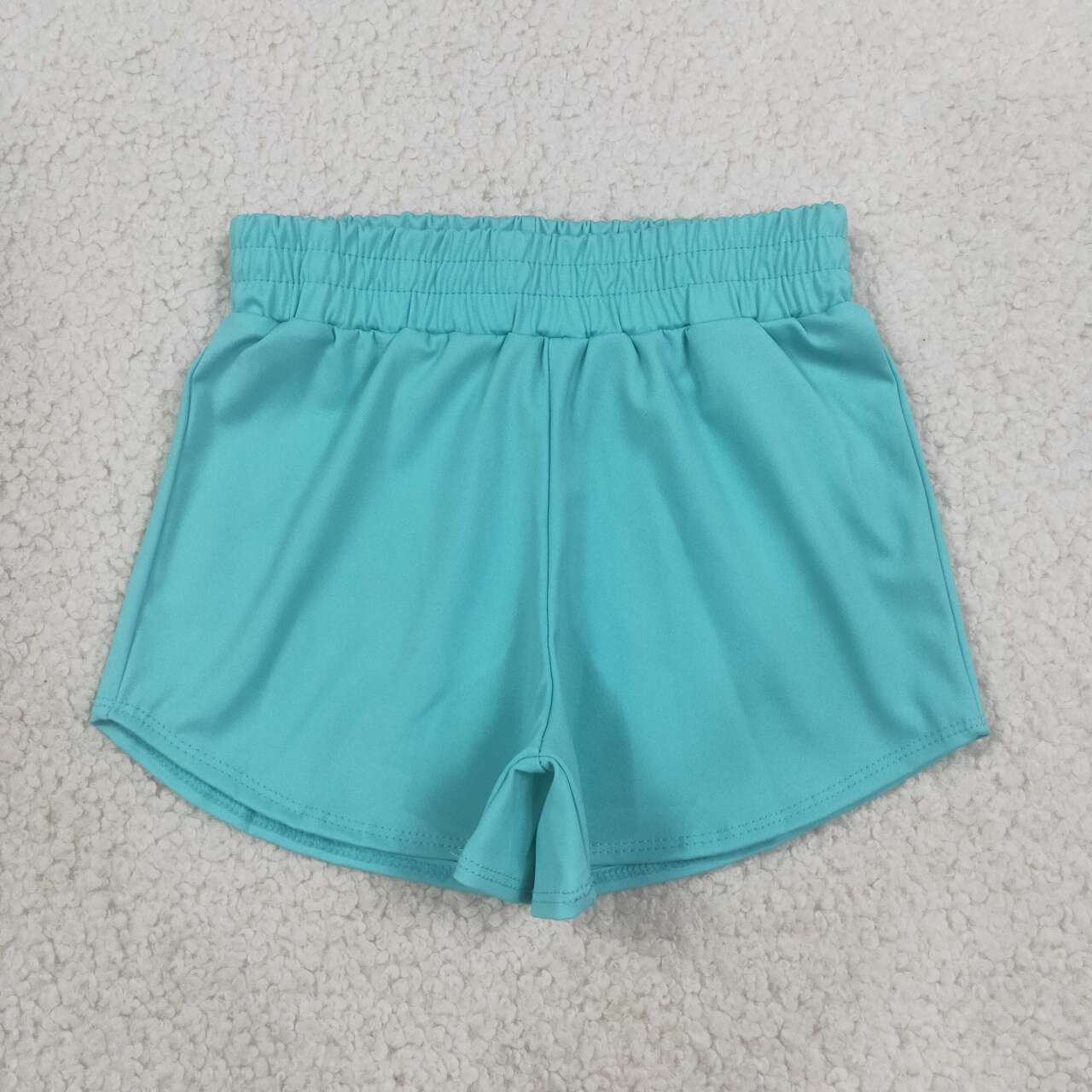 SS0904 Blue Color Girls Active Bottom Yoga Shorts