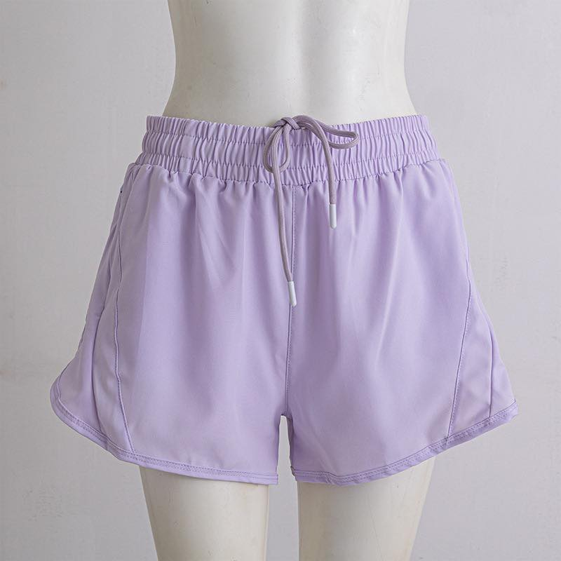 4.29 Kids Girls Light Lavender Elastic Waist Active Shorts Preorder