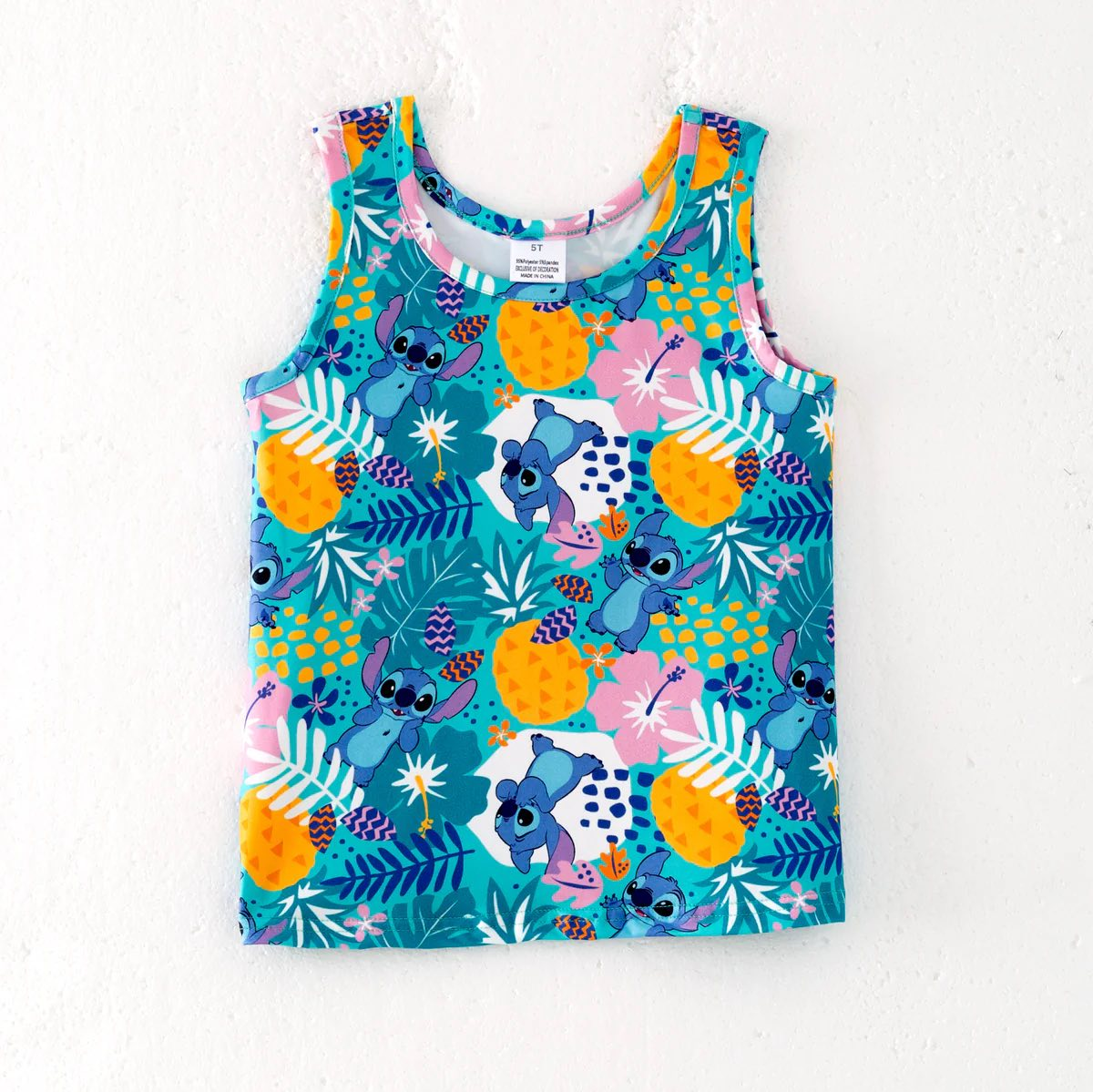 (Custom Design Preorder MOQ 5) Cartoon Stitc* Boys Vest Top