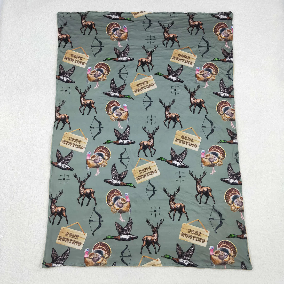 Gome Hunting Baby Duck Minky Blankts