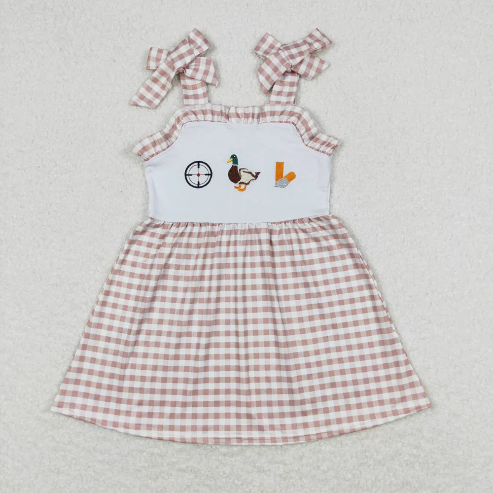 Sibling Girls Boys Duck Hunting Summer Shorts Clothes Sets