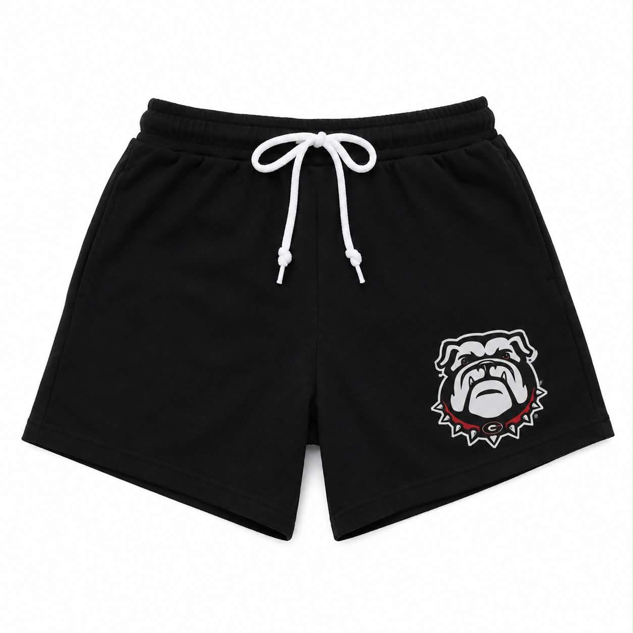 (Custom Design Preorder MOQ 5) Teams  Georgia Black Shorts Adult and Kids
