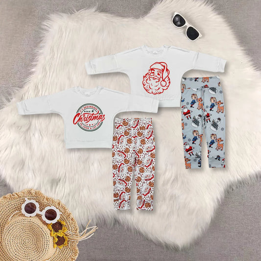 Sibling Baby Girls  Boys  Christmas Santa Outfit
