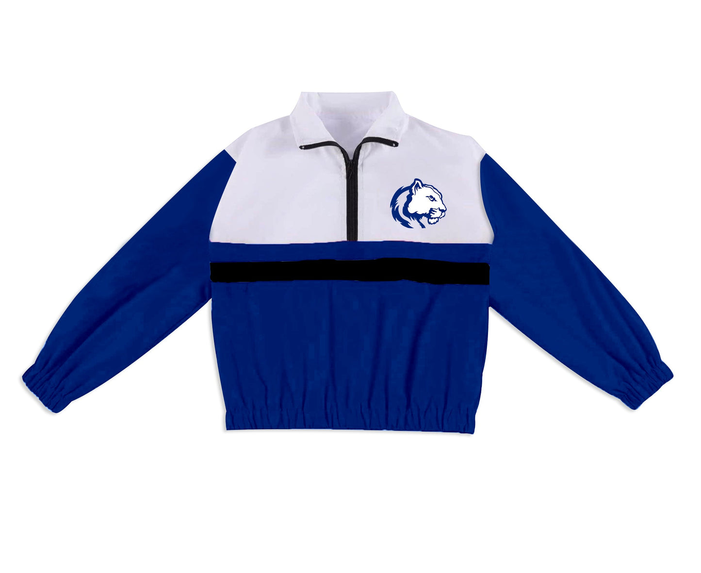 Preorder (moq 5)Baby Boys Long Sleeve Cougars Team Zip Pullovers Tops