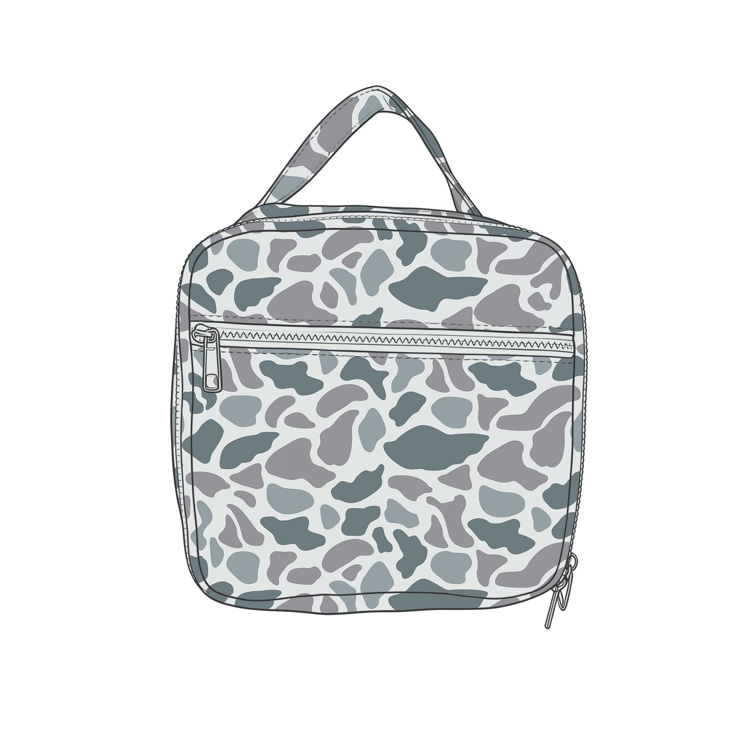 6.29 Kids Boys Old School Camo Lunch Box Preorder