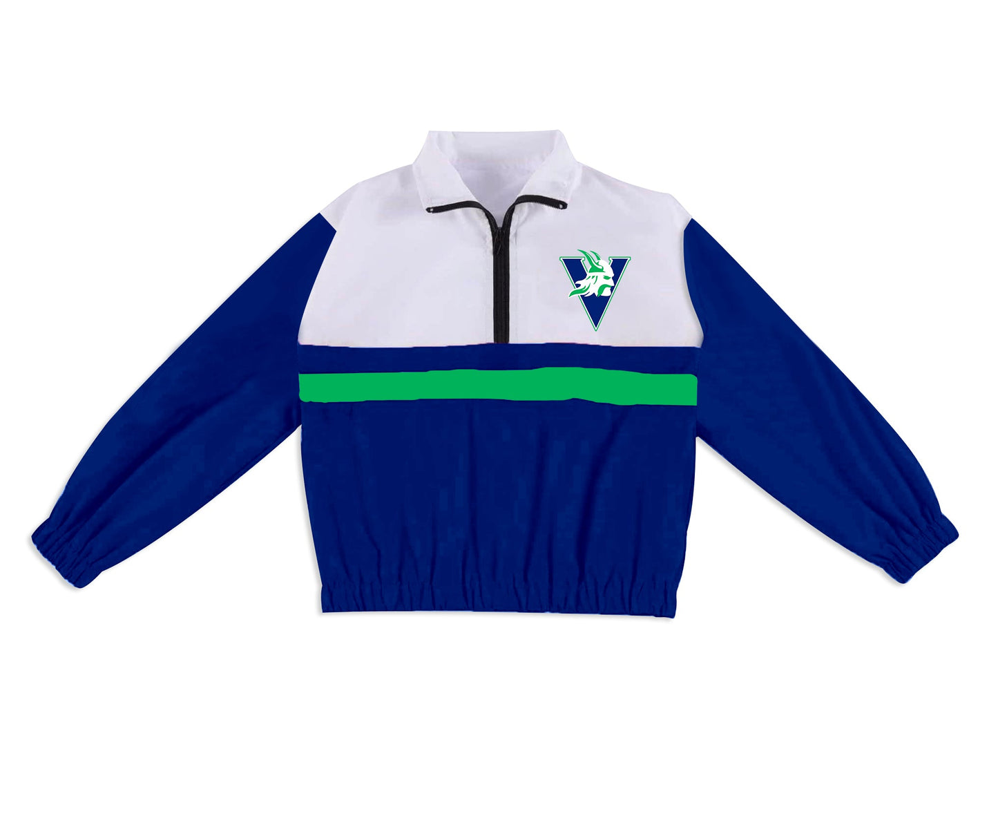 Preorder (moq 5)Baby Boys Long Sleeve Vikings Team Zip Pullovers Tops