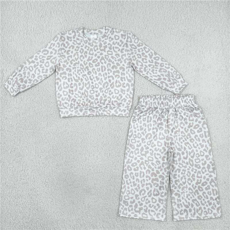 Sibling Toddler Girls Mock Neck Long Sleeve Top Wide Leg Pants Outfit