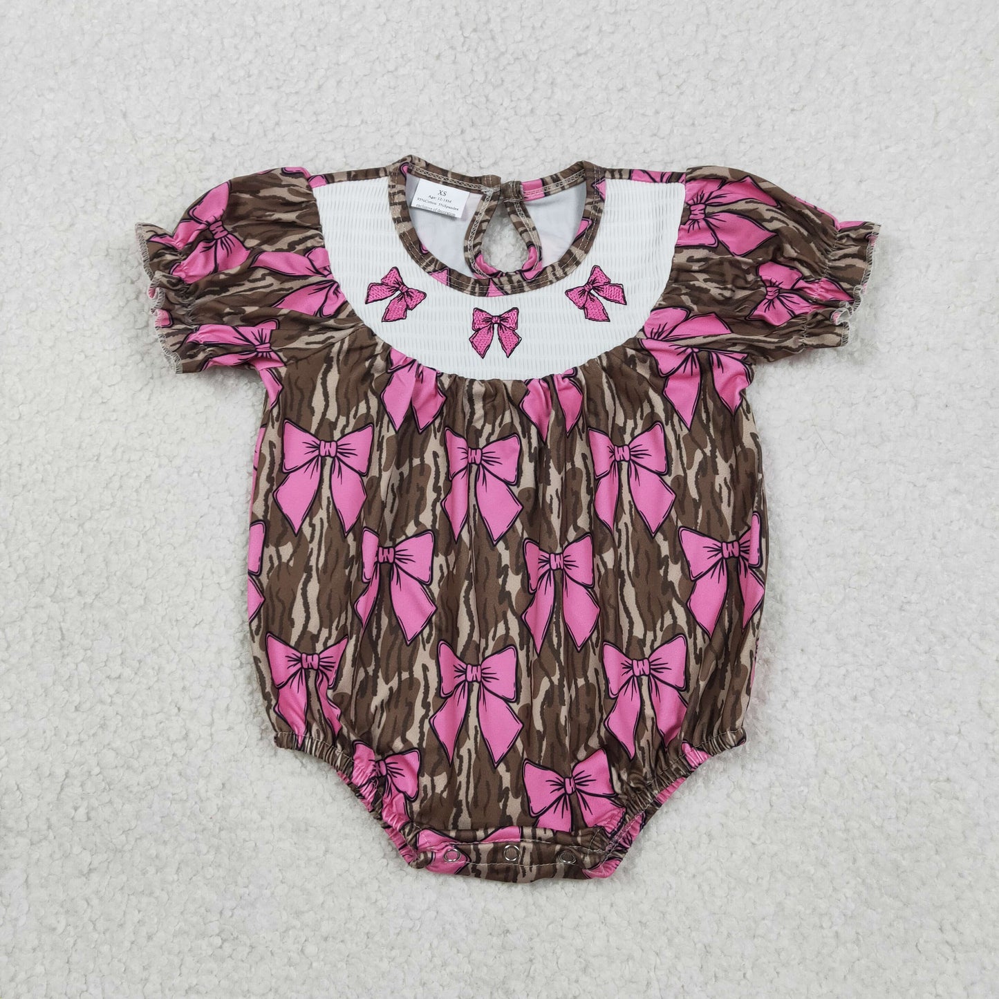 Sibling Family Adult Women Pajamas Sets Baby Girls Smocked Bows Olive Camo Dress Ruffle Romper Flare Pant