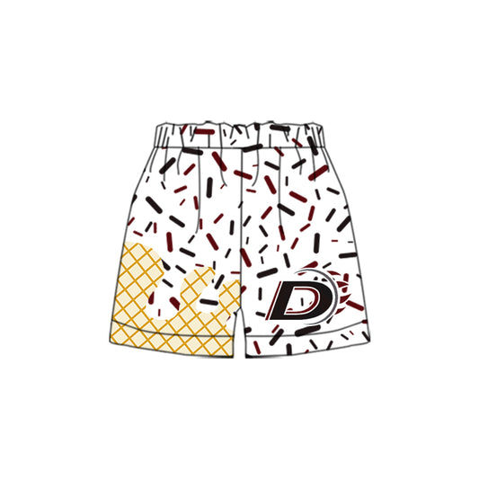 (Custom Design Preorder MOQ 5)  Teams De Leon Sprinkles Print Boys & Man Bottom Shorts