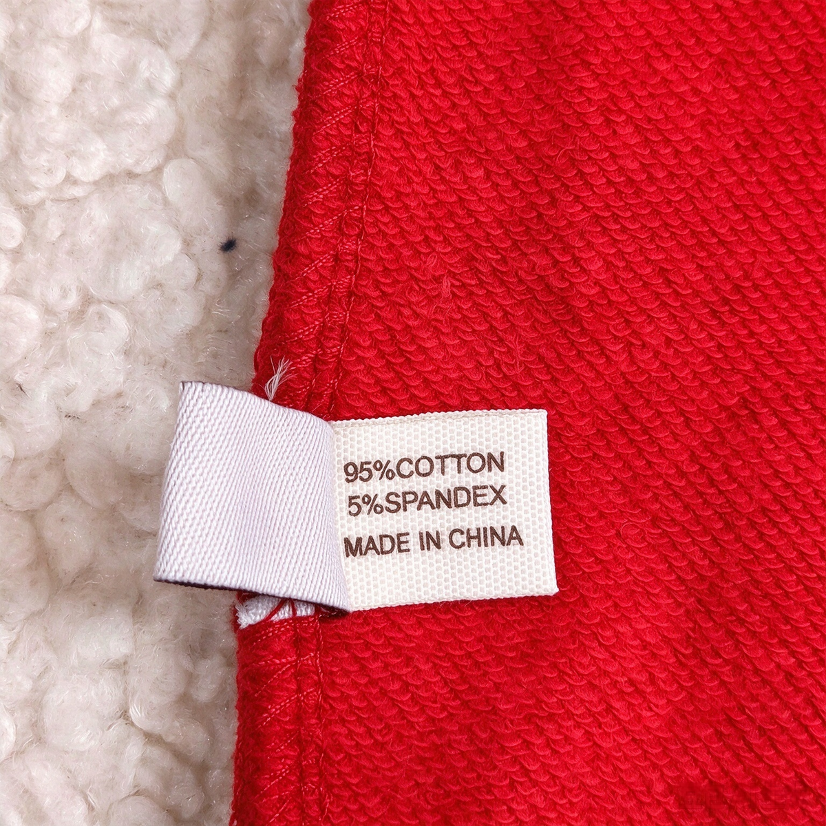 GLP3644 Red Thick Cotton Sweatshirt Flare Pants Girls Fall Clothes Set