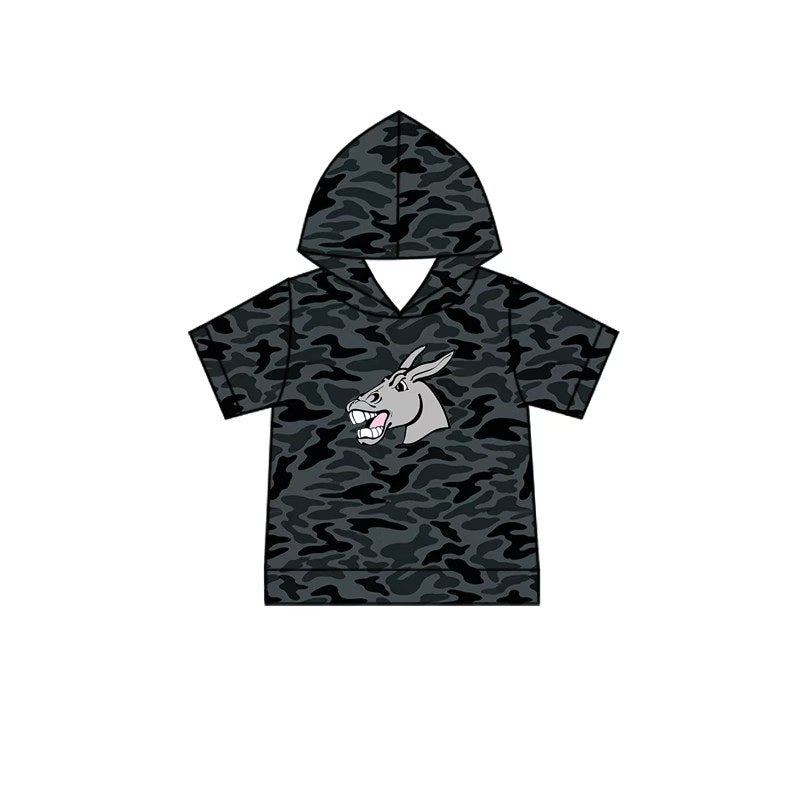 (Custom Design Preorder MOQ 5) Teams Bernie Mules Black Camo Print Kids & Adult Hoodie Top