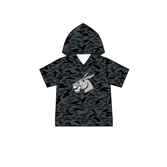 (Custom Design Preorder MOQ 5) Teams Bernie Mules Black Camo Print Kids & Adult Hoodie Top