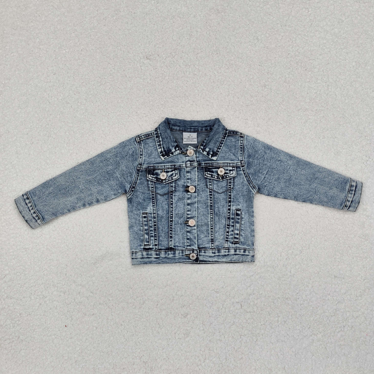 High quality girls kids denim jackets top    6 A5-14