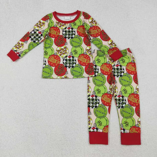 Sibling Baby Boys Girls Grin Lights Christmas Pajamas Set Knee Length Dress Zipper Footie Rompers