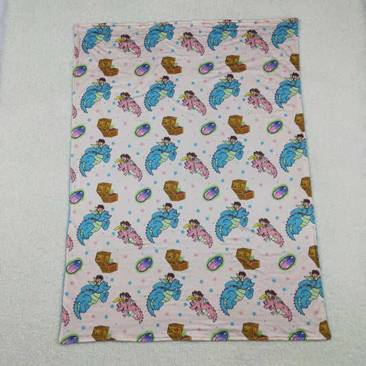 Baby Toddler Baby Cartoon Dragon  Minky Blankets