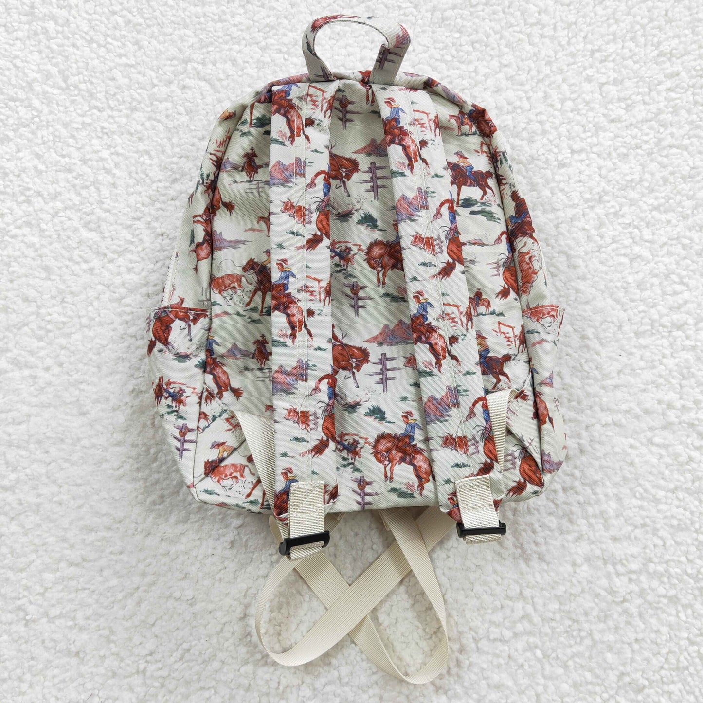 BA0059 Cowboy Western Print Baby Boys Children Backpack Bags