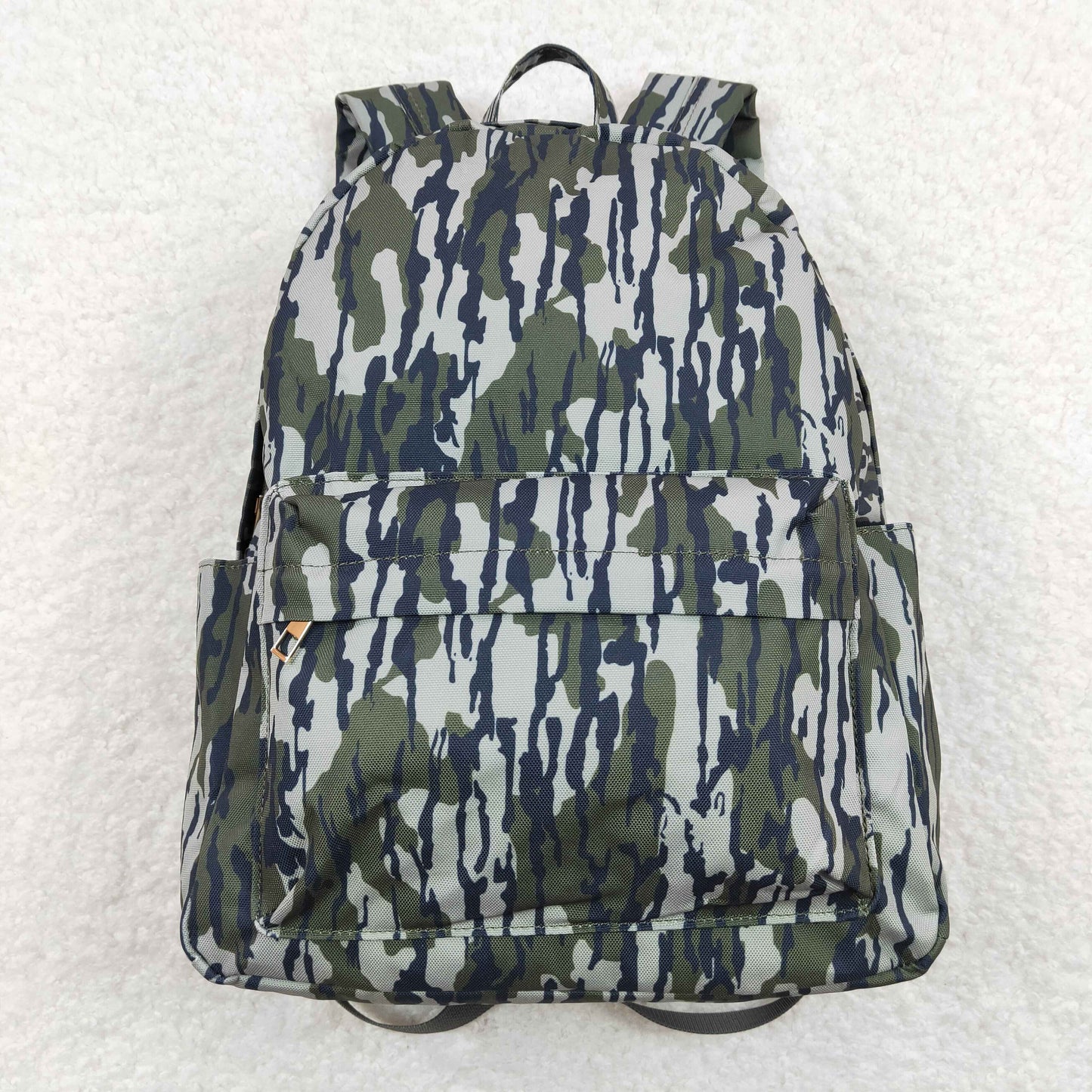 Sibling Baby Kids Boys Camouflage Backpack Zip Back Bags