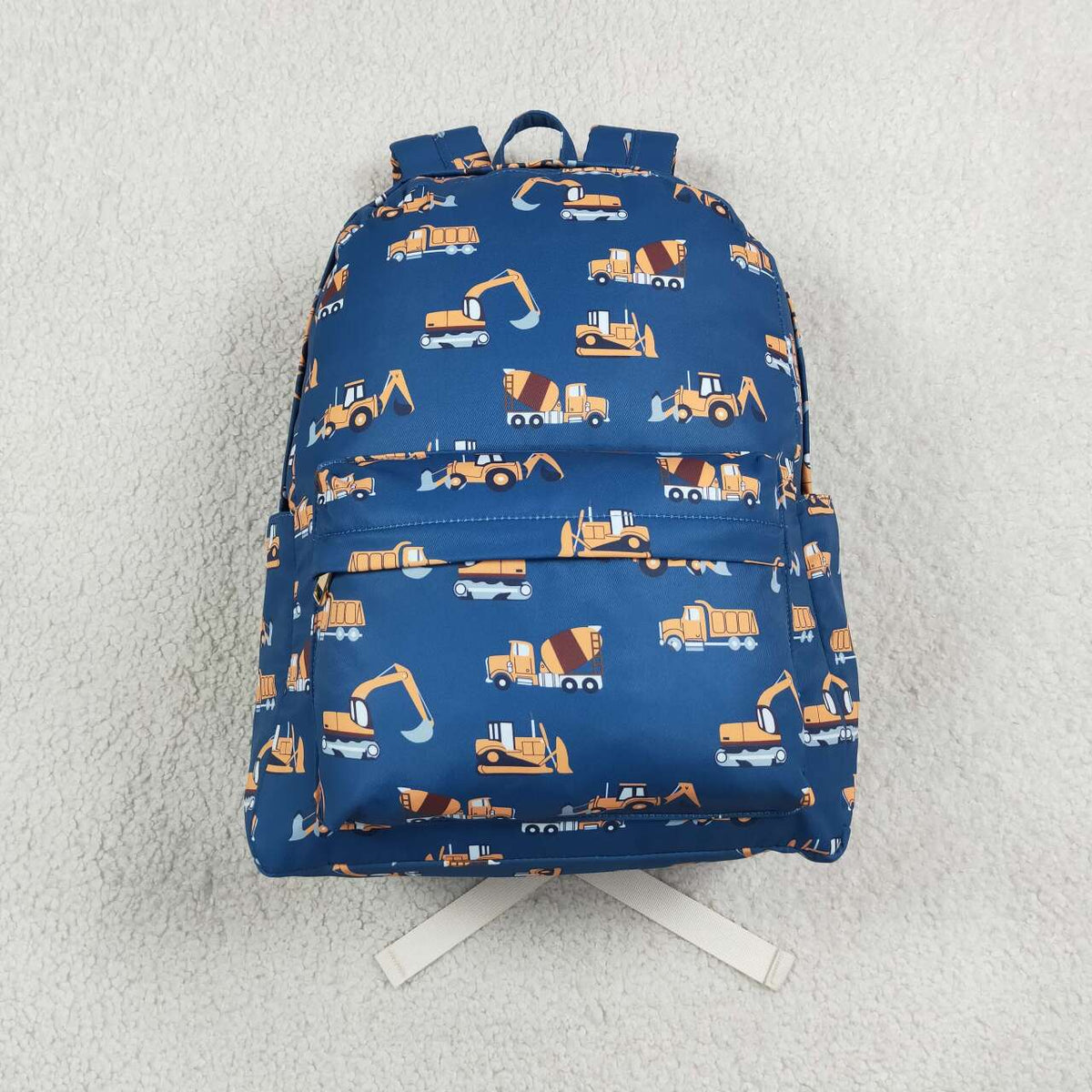 BA0169 Construction Blue Print Boys Backpacks Bags