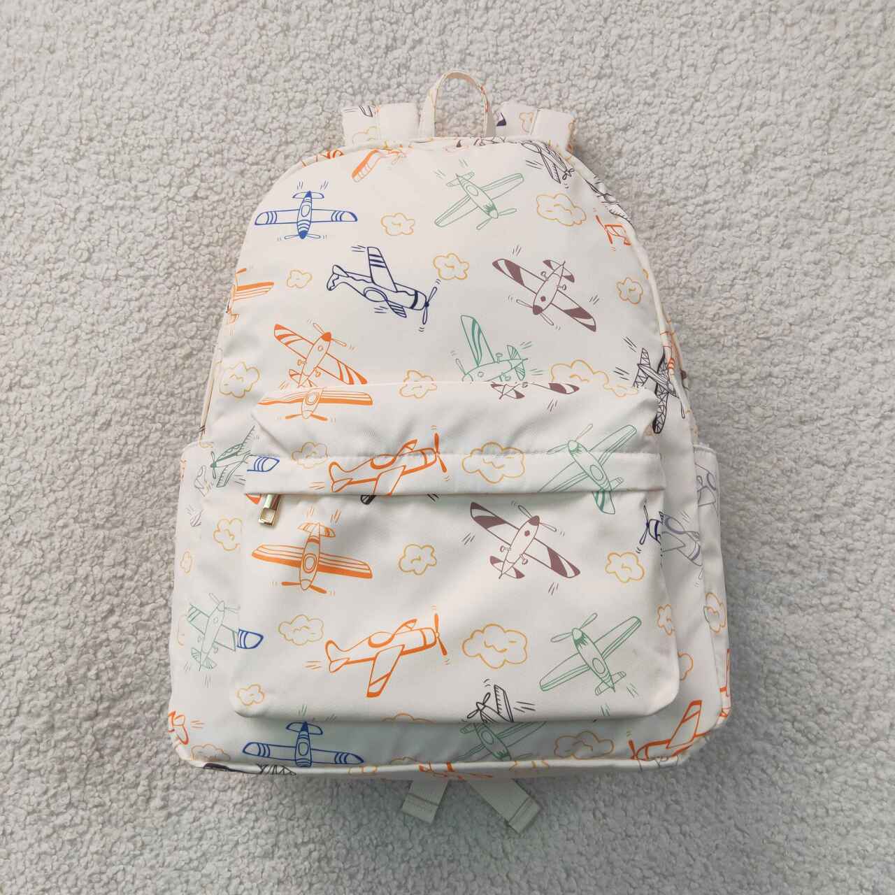 BA0220 Baby Kids Girls Airplane Backpack Zip Back Bags