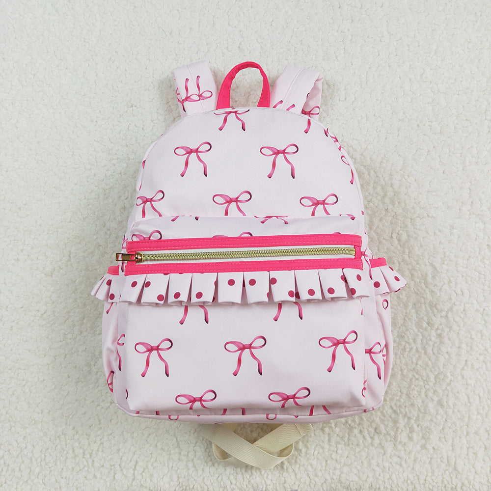 Sibling Baby Girls Floral Print Ruffle Back Bags