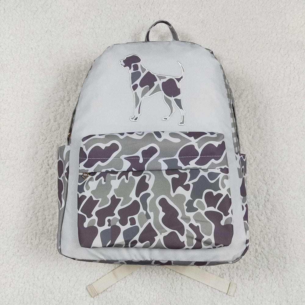 2 Colors Baby Kids Boys Camo Ducks Dog Hunting Backpack Zip Back Bags