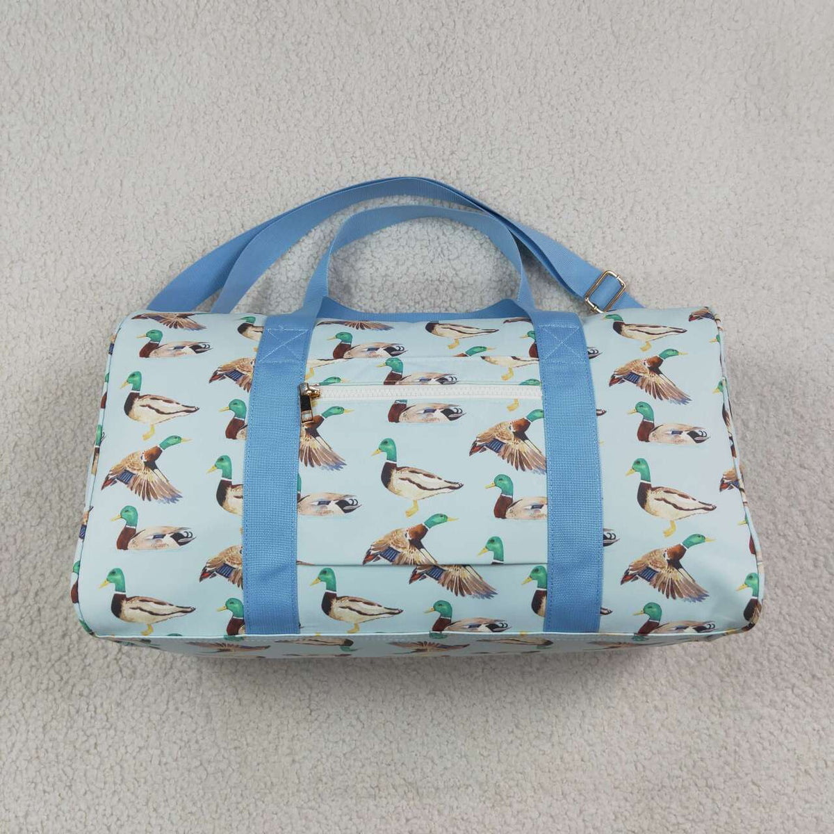 BA0275 Baby Girls Adult Blue Ducks Gym Bags