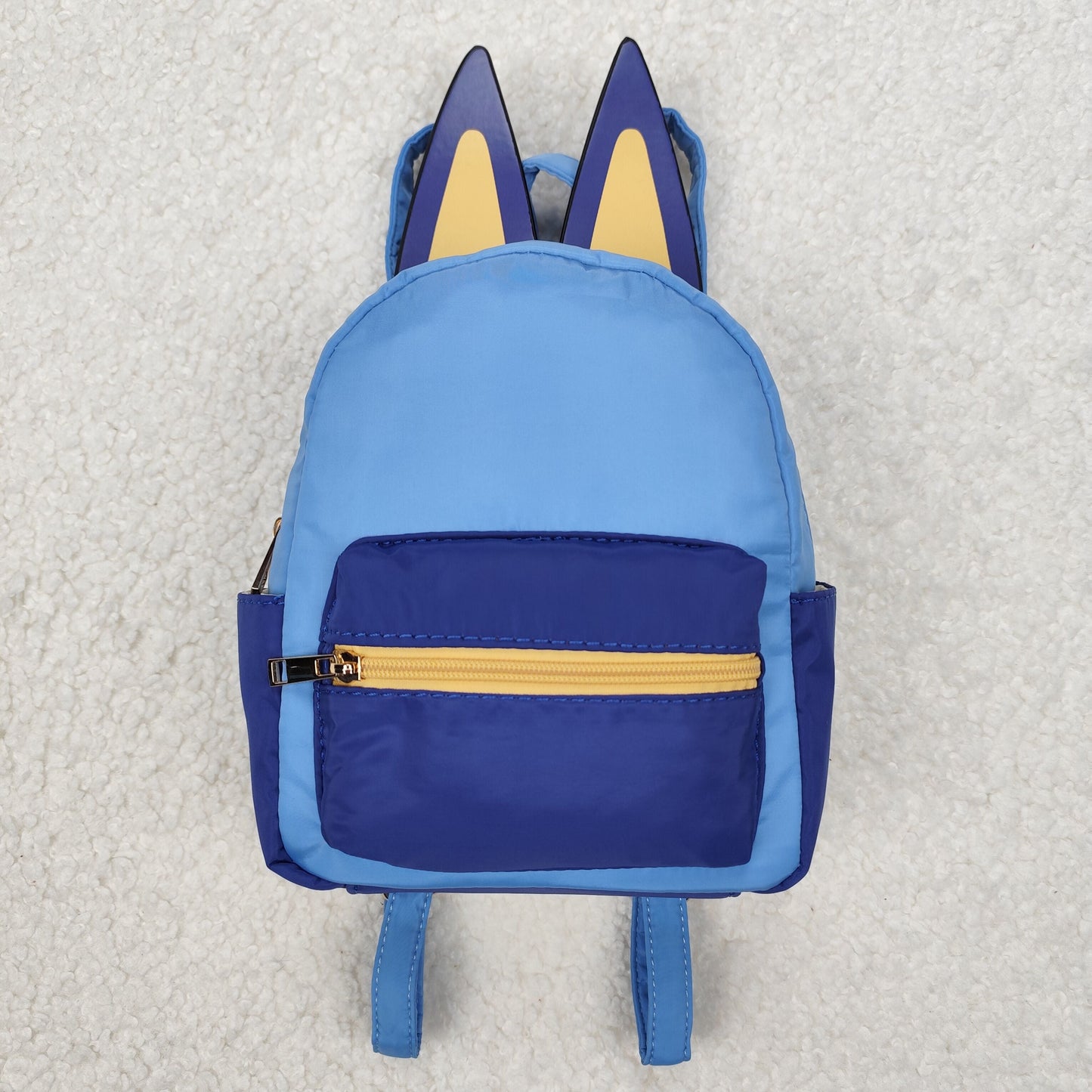 Two Colors Sibling Baby Kids Blue Orange Dogs Backpacks Bags