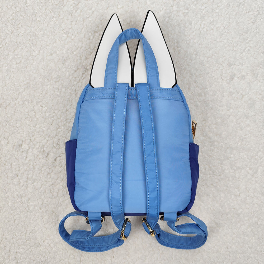 Baby Kids Cute Blue Dog Ears Backpacks Bags