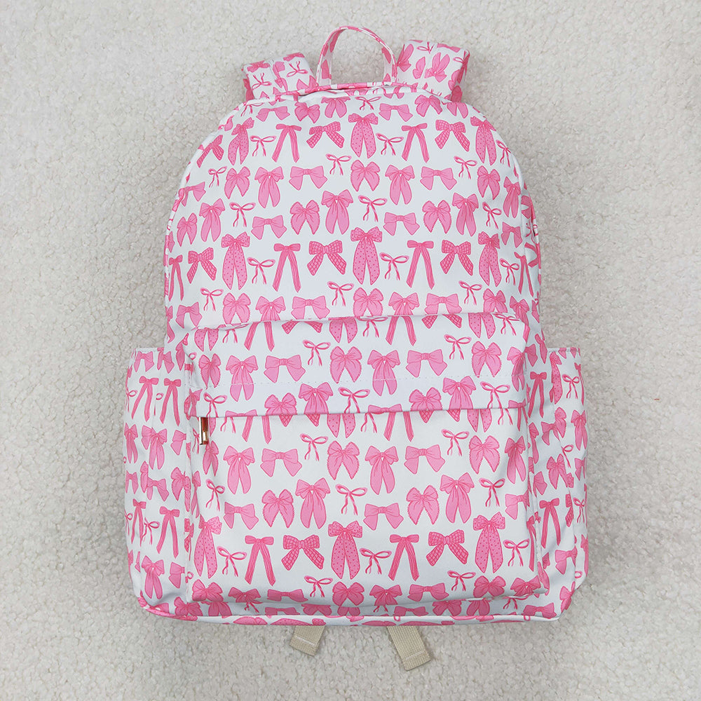Baby Girls Pink Bows Backpacks Bags