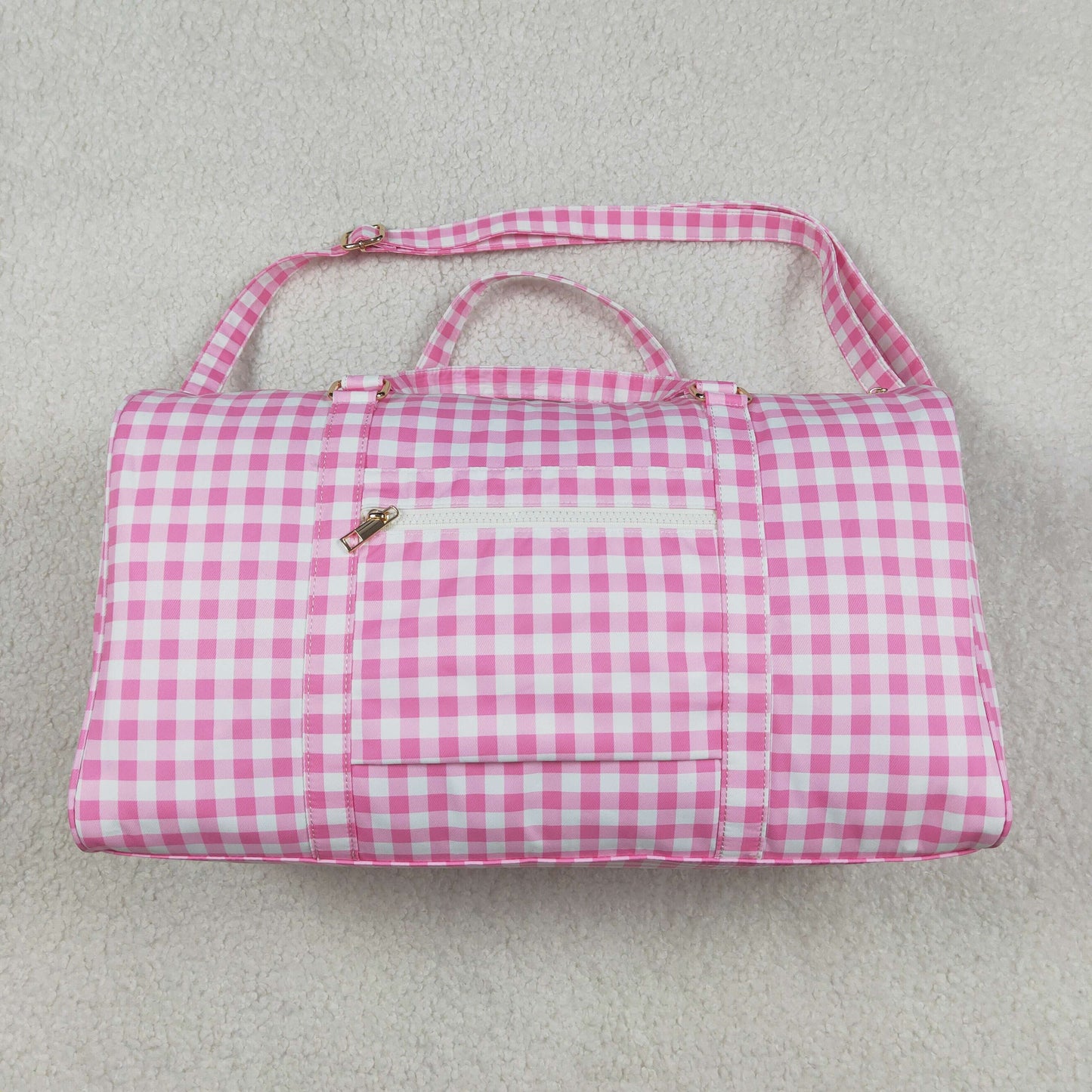Sibling Ruffle Floral Print Gym Duffle Bags