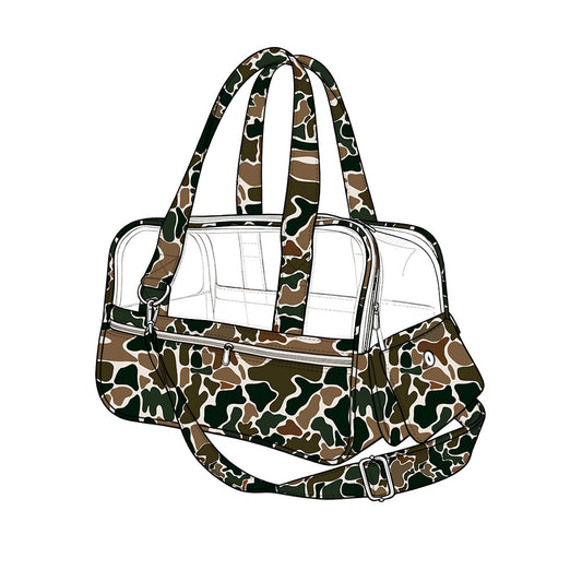 7.13 BA0400 Preorder Kids Girls Boys Brown Camo Pet Carrier Bags