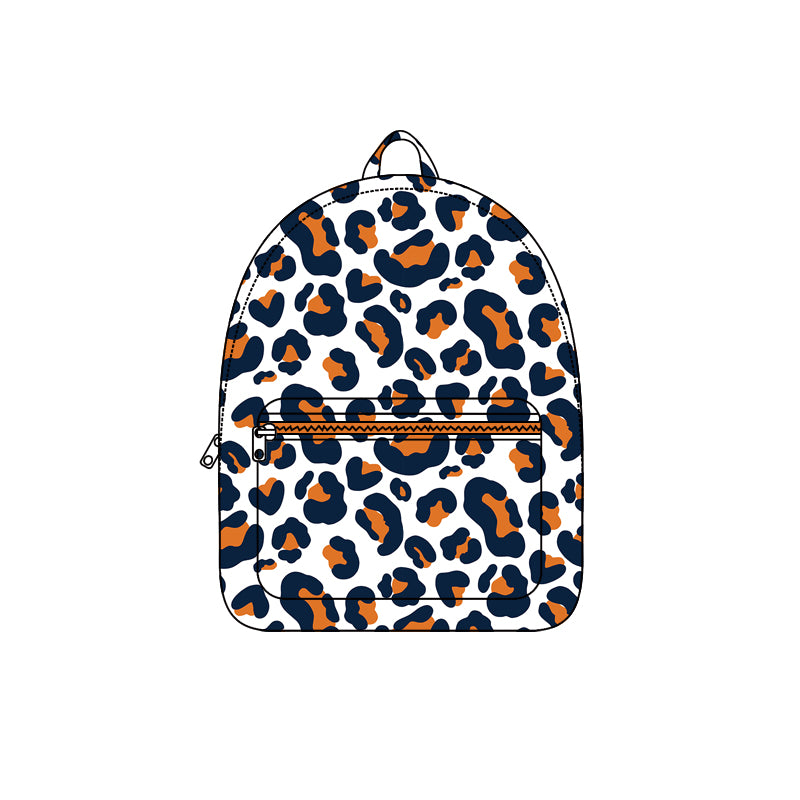 8.5 BA0415 Preorder Teams Orange Navy Camo Print Kids Backpack