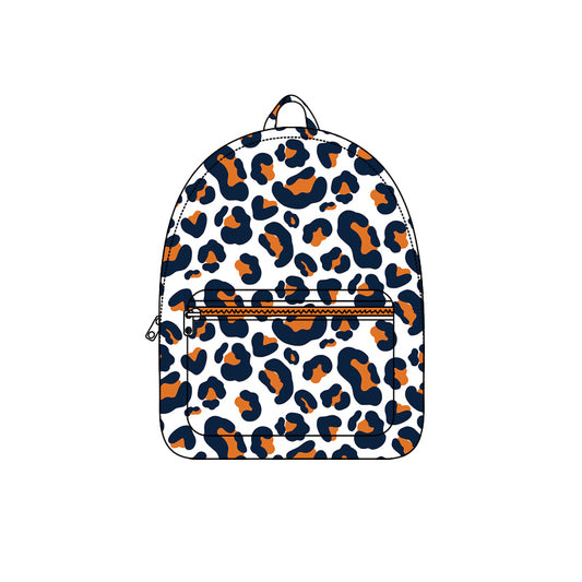 8.5 BA0415 Preorder Teams Orange Navy Camo Print Kids Backpack