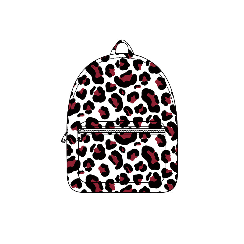 8.5 BA0420 Preorder Teams Black Wine Camo Print Kids Backpack