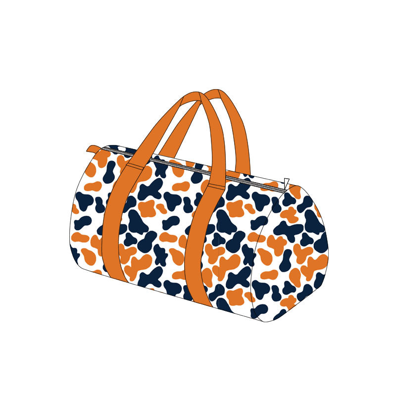 8.5 BA0422 PPreorder Teams Orange Navy Camo Print Kids Gym Bag