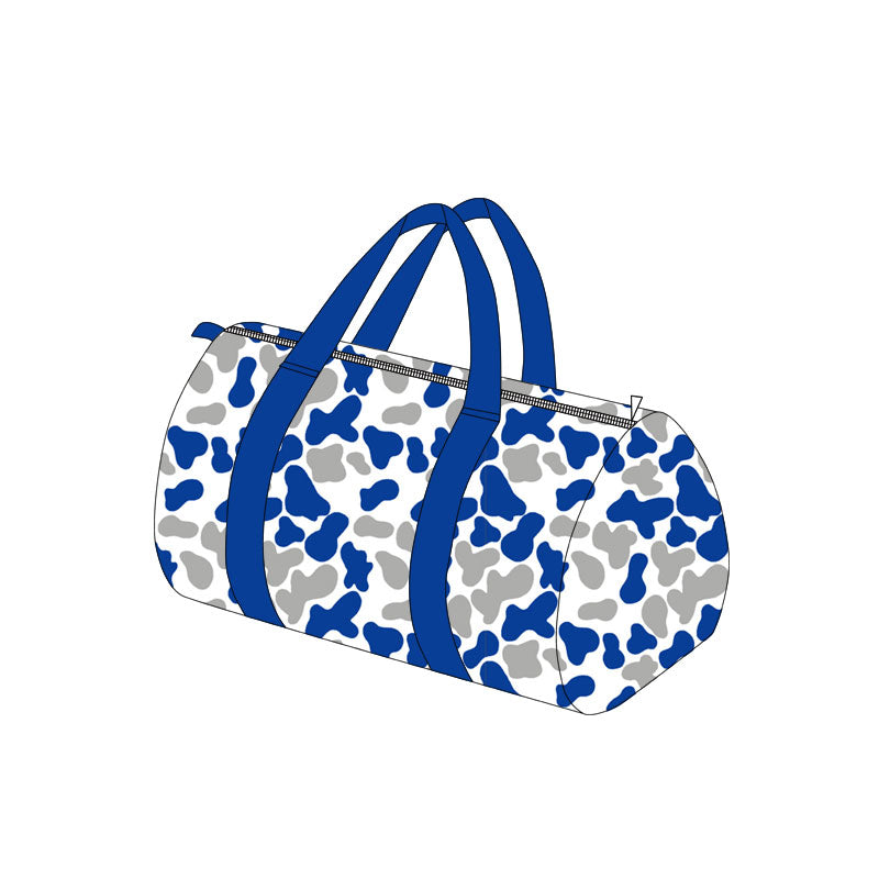 8.5 BA0424 PPreorder Teams Blue Grey Camo Print Kids Gym Bag