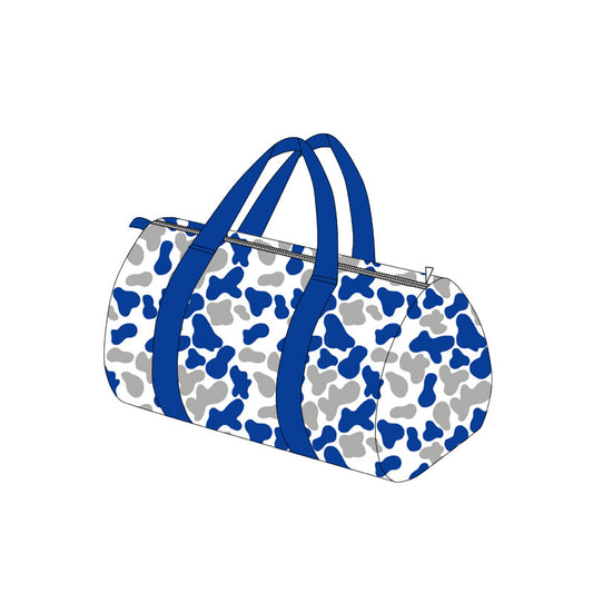 8.5 BA0424 PPreorder Teams Blue Grey Camo Print Kids Gym Bag