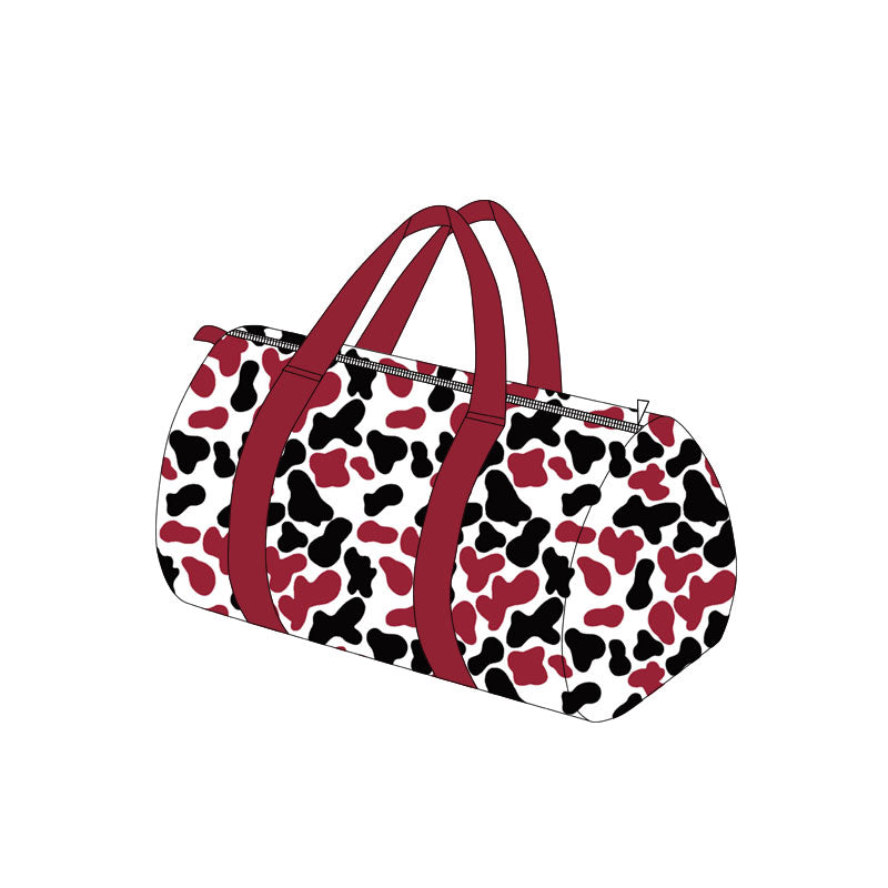 8.5 BA0427 PPreorder Teams Black Wine Camo Print Kids Gym Bag
