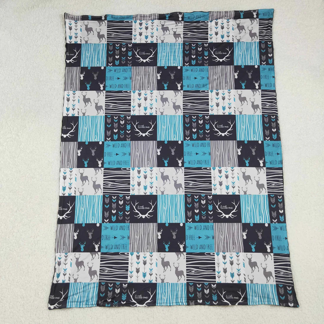 Sibling Baby Camo Ducks Hunting Blankets